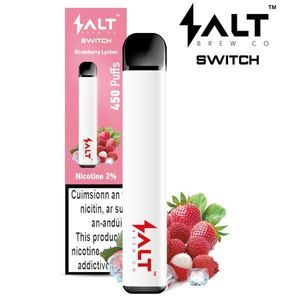 Como usar os cigarros eletrônicos descartáveis ​​SALT SWITCH?