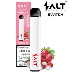 Jak používat jednorázové elektronické cigarety SALT SWITCH?