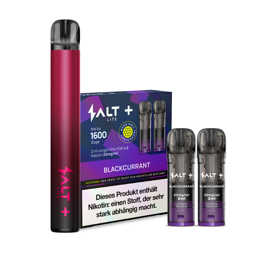Salt Plus lite Blackcurrant pod